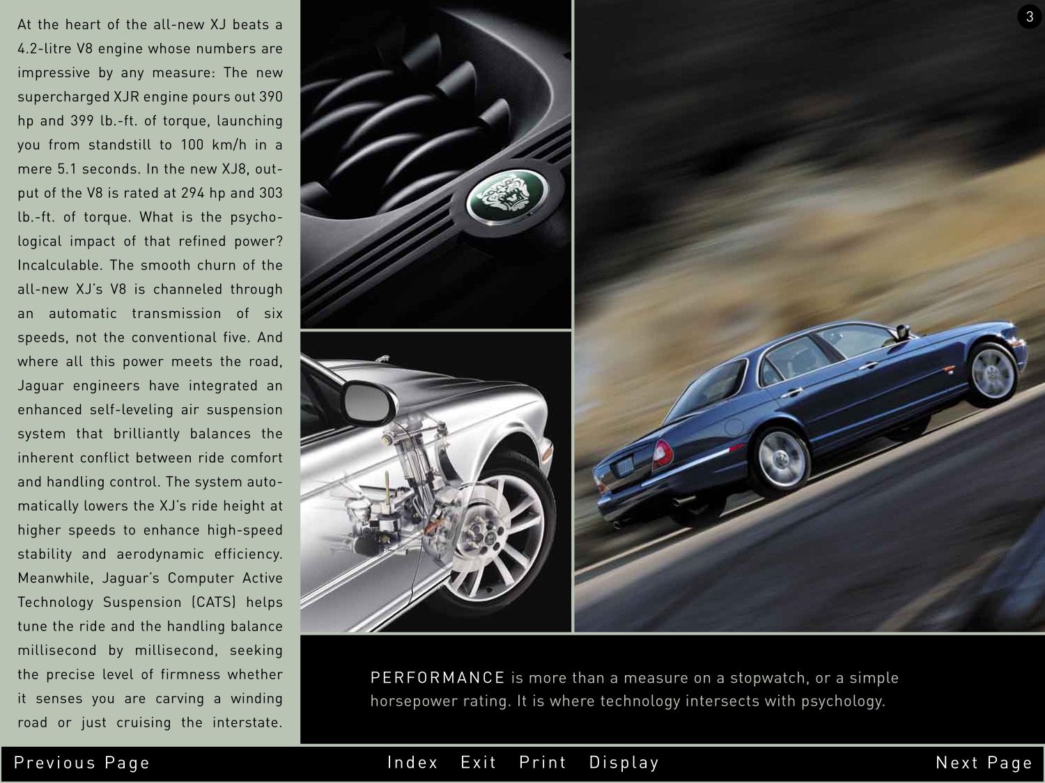 2004 Jaguar XJ Brochure Page 13